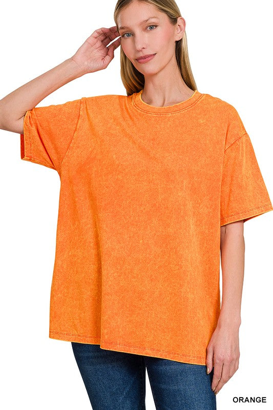 Oversized Acid Wash Top
