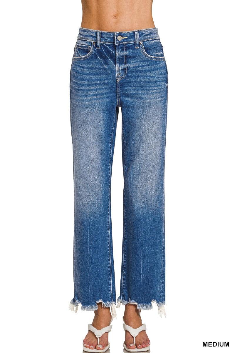 Dolly's Distressed Hem Jeans
