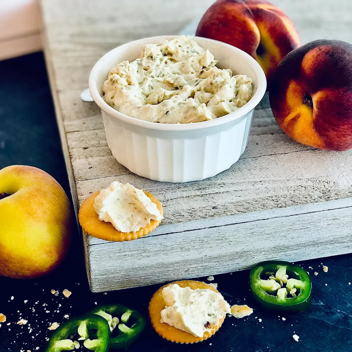 Jalapeño peach dip mix