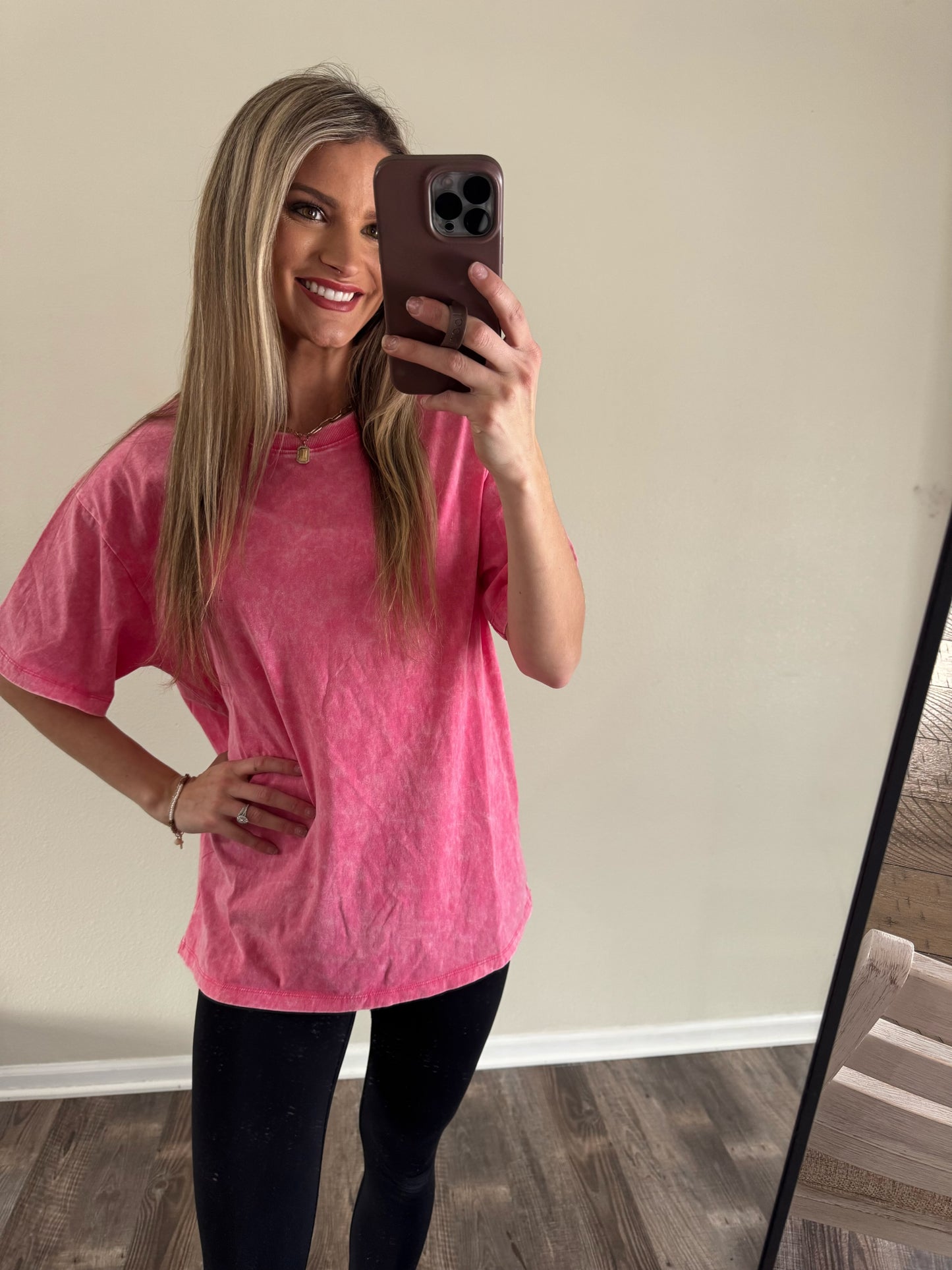 Oversized Acid Wash Top