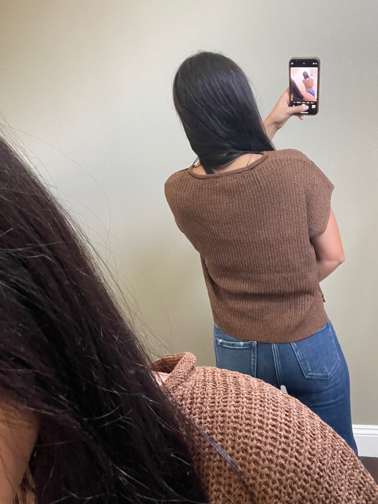 Light weight cropped sweater top