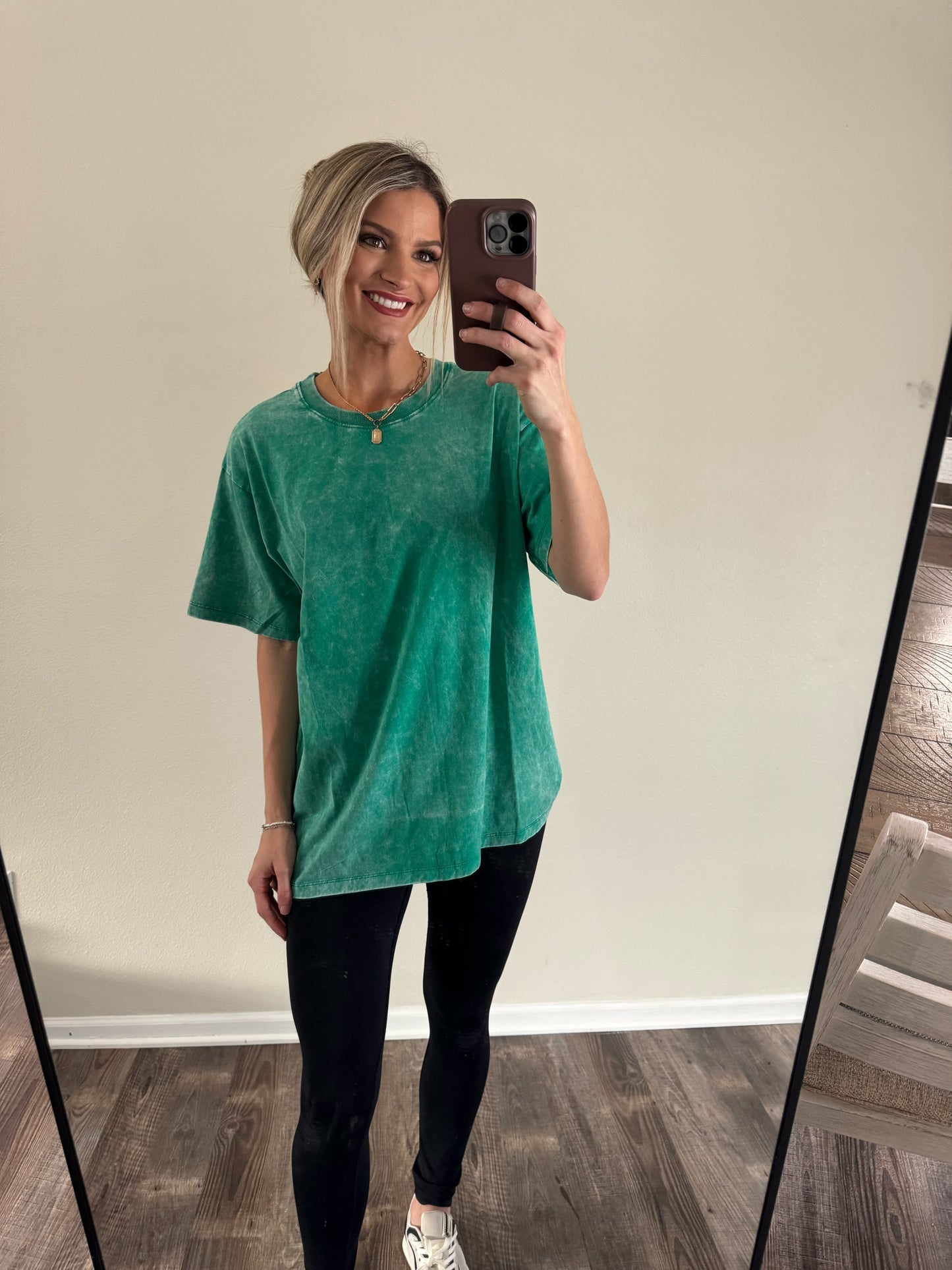 Oversized Acid Wash Top