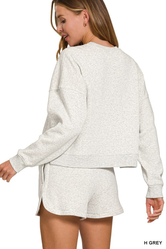 Heather grey clothing set