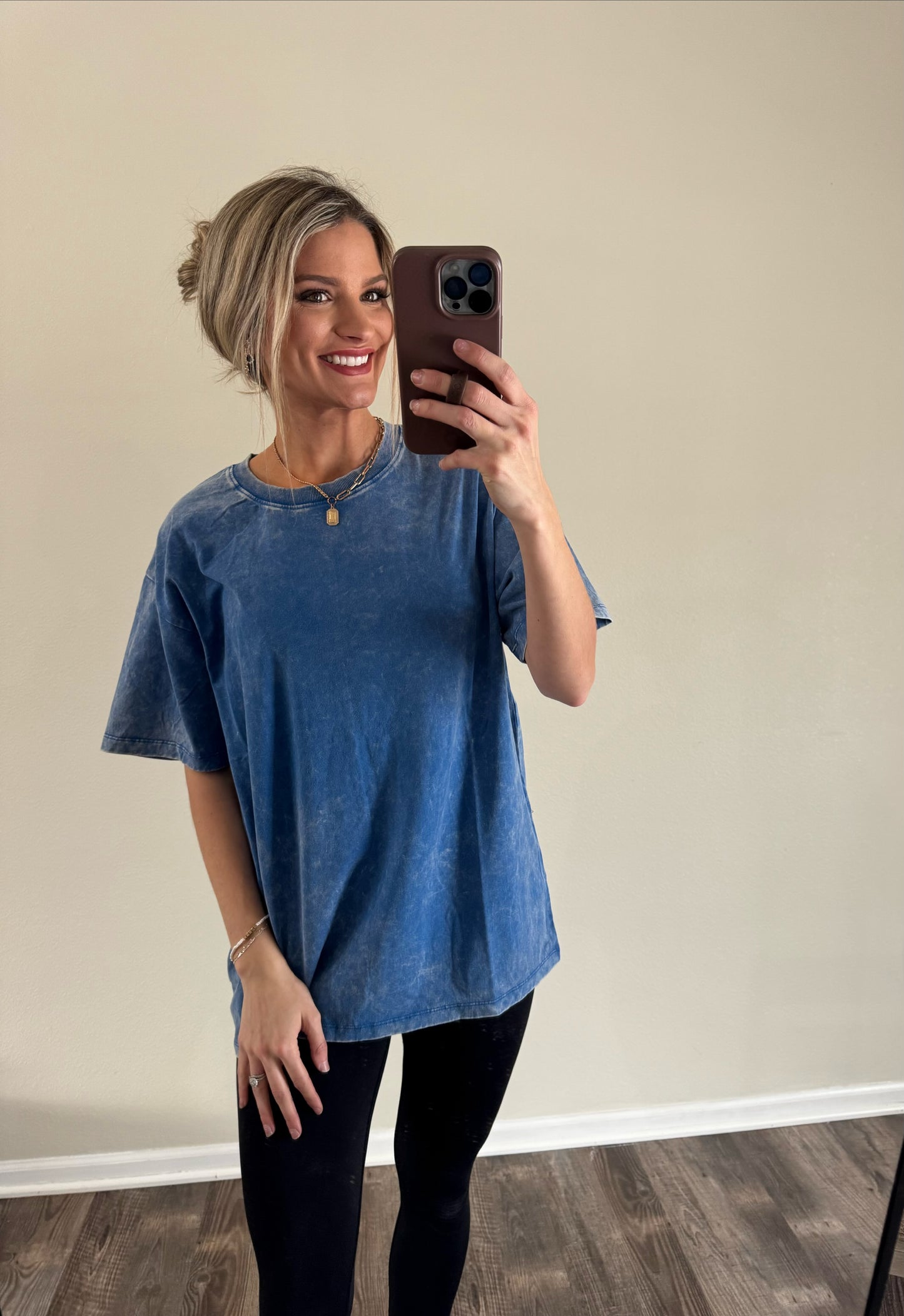 Oversized Acid Wash Top
