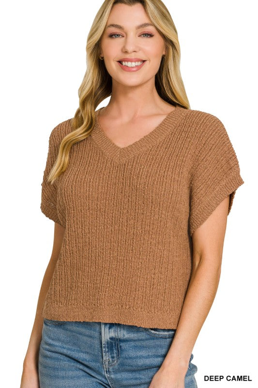 Lightweight V Neck Top