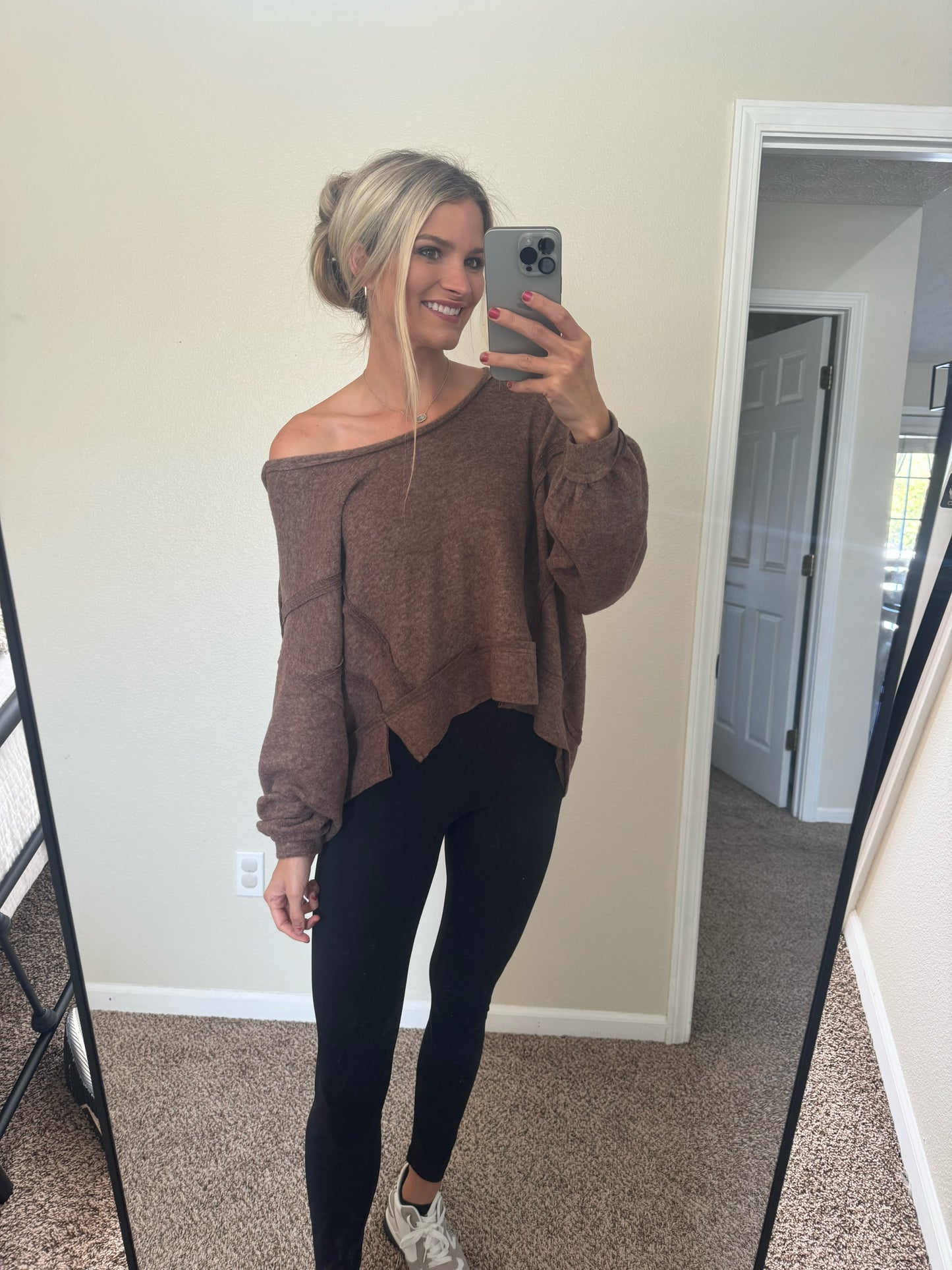 Trendy Brown Sweater
