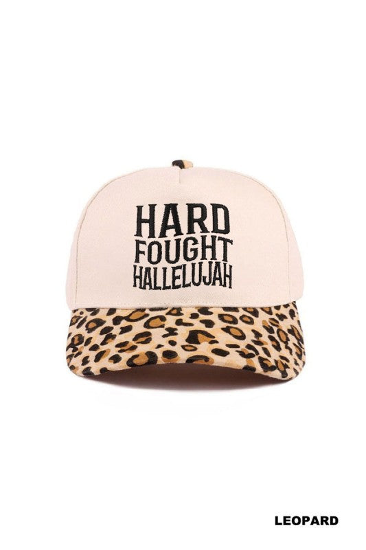 Hard fought hallelujah hat