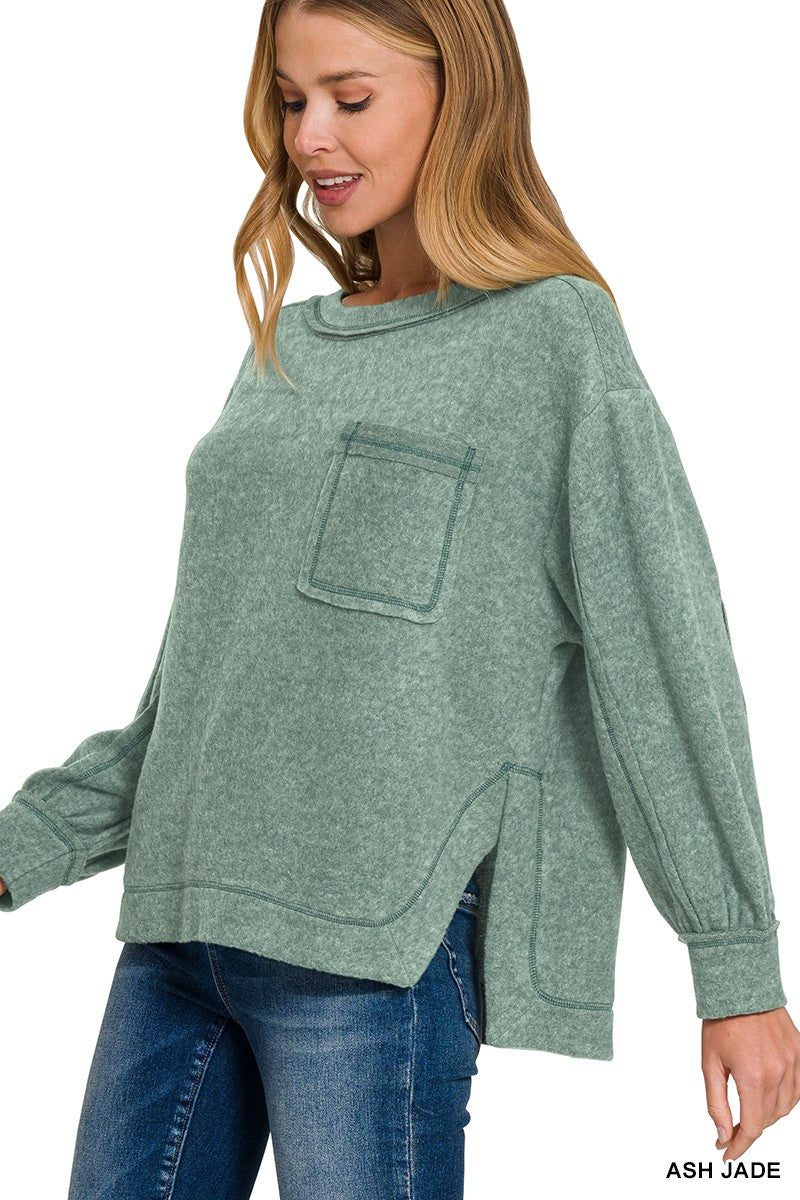 Our Favorite Pocket Sweater Top