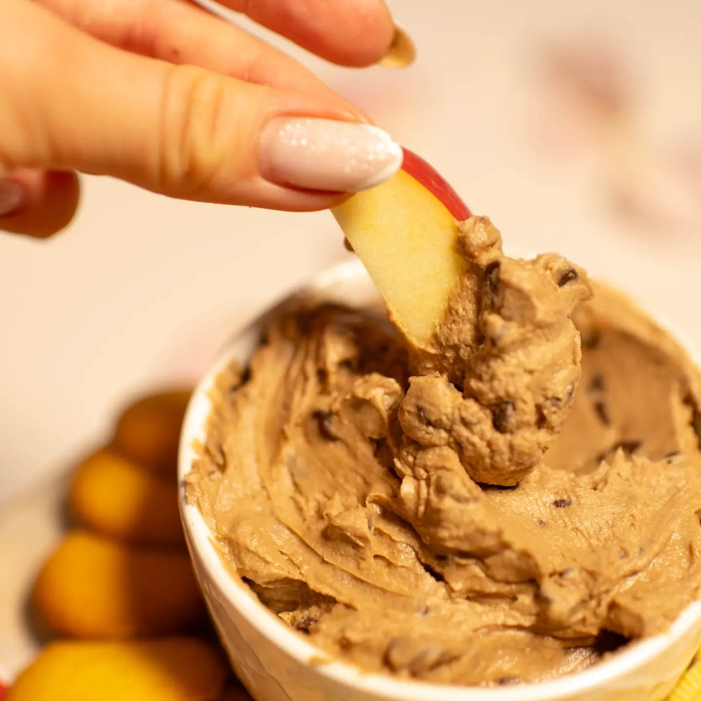 Chocolate Chip Cookie Dough Cheesecake Dip