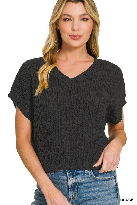 Lightweight V Neck Top