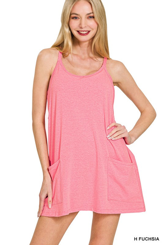 Viral Dress With Built in Shorts