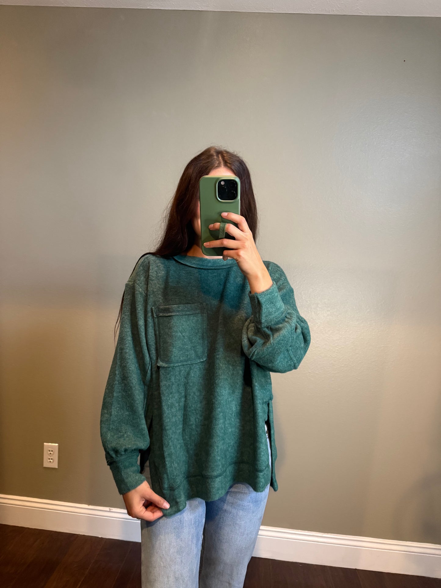 Our Favorite Pocket Sweater Top