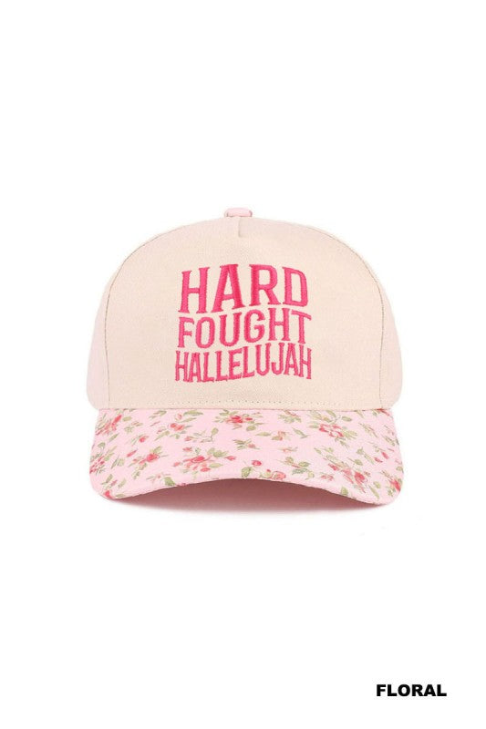 Hard fought hallelujah hat