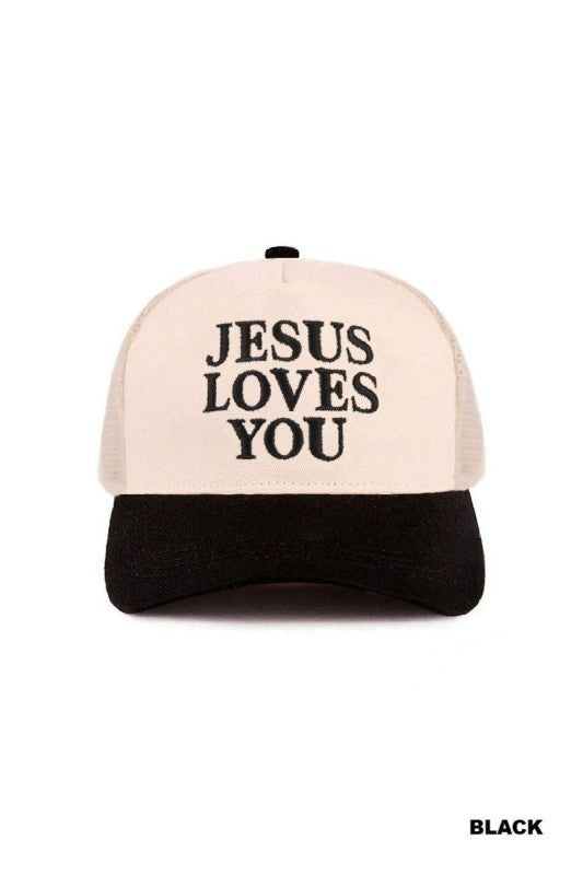 Jesus loves you hat