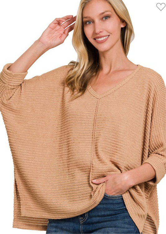 Brush 3/4 Sleeve Top