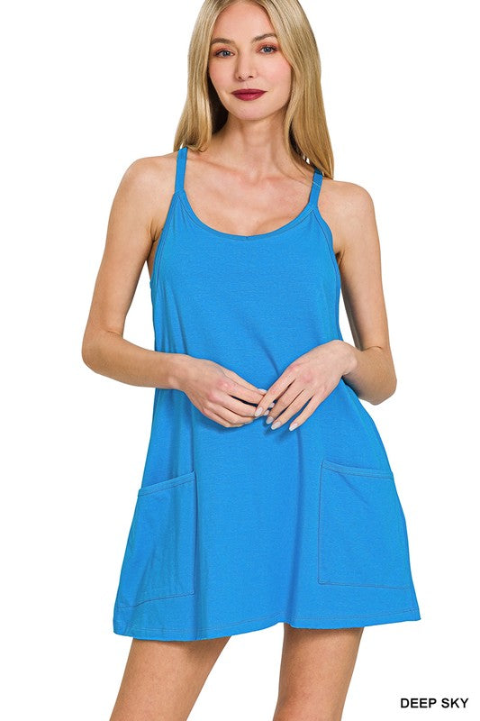 Viral Dress With Built in Shorts