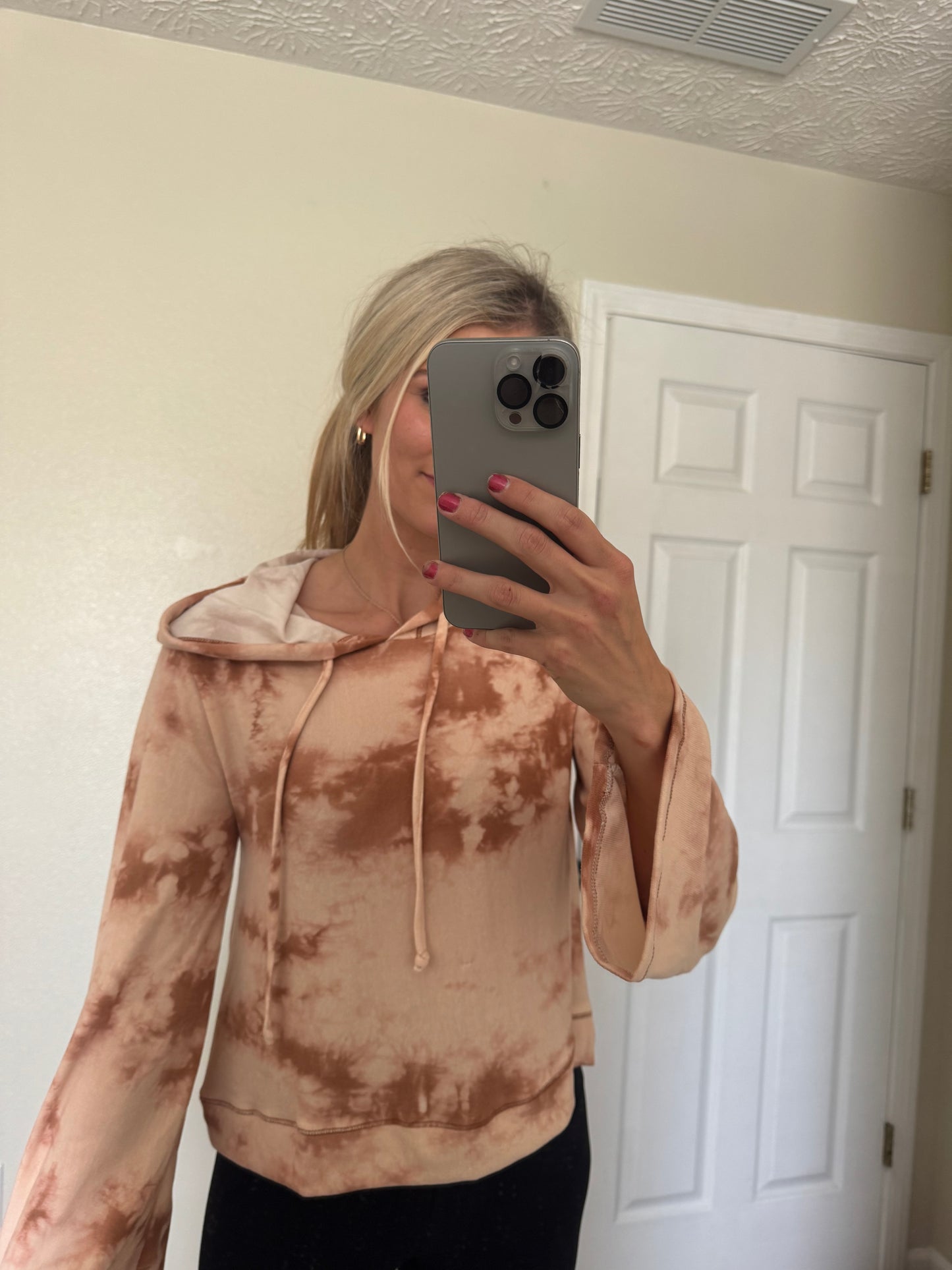 Tie Dye Wide Sleeve Hoodie