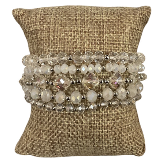 Crystal Beaded 5 Piece Bracelet Set