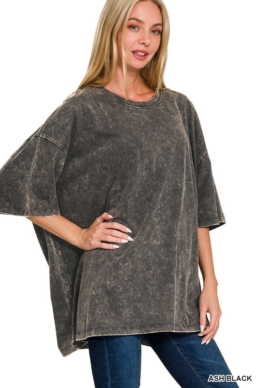 Acid Wash Oversized Tshirt