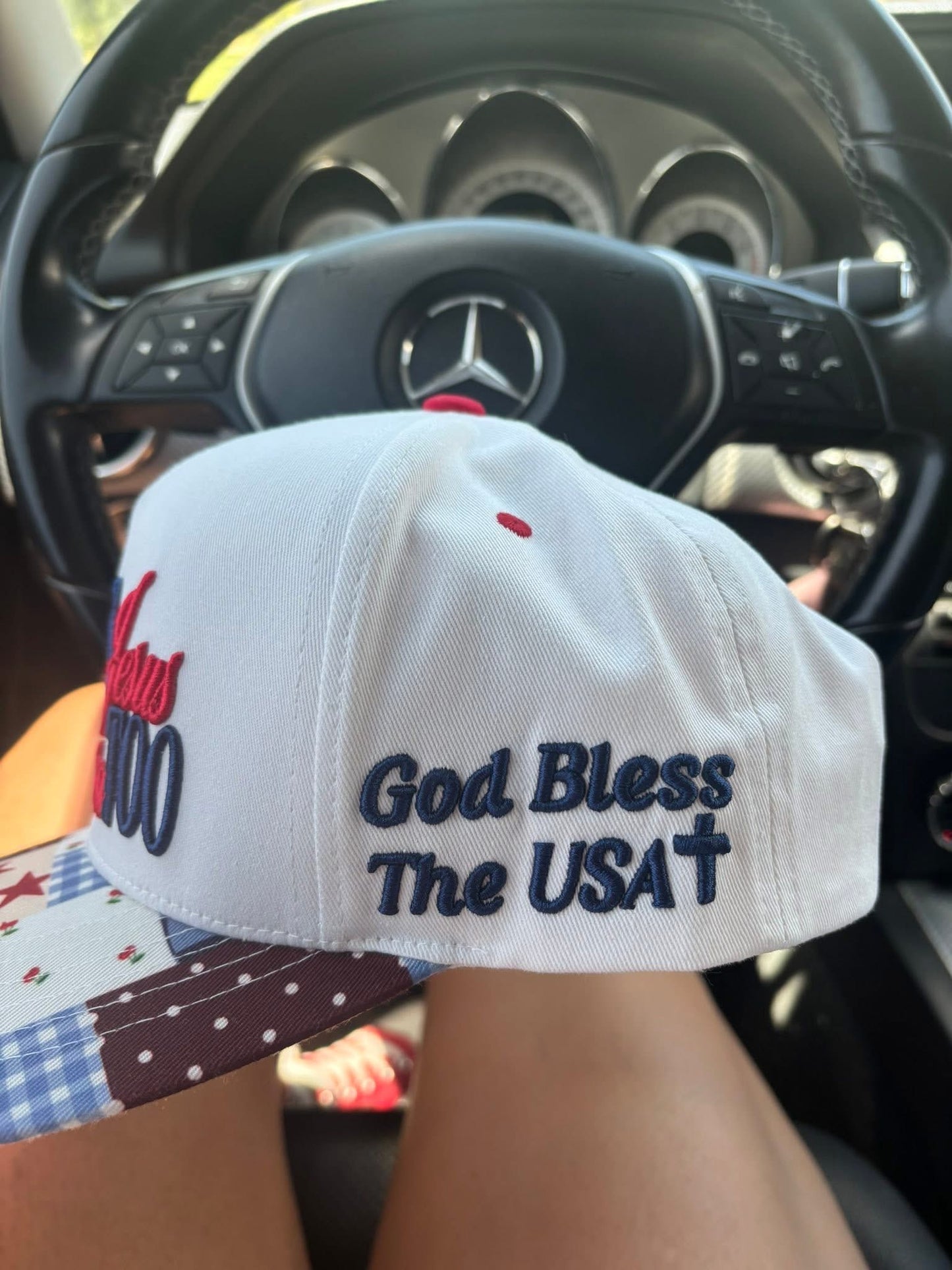 Loves Jesus & America too Hat