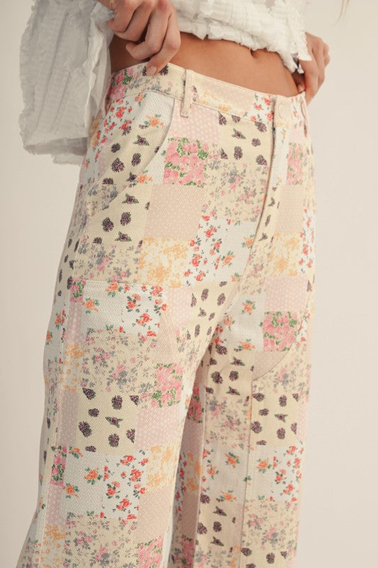 Patchwork jeans