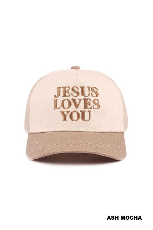 Jesus loves you hat