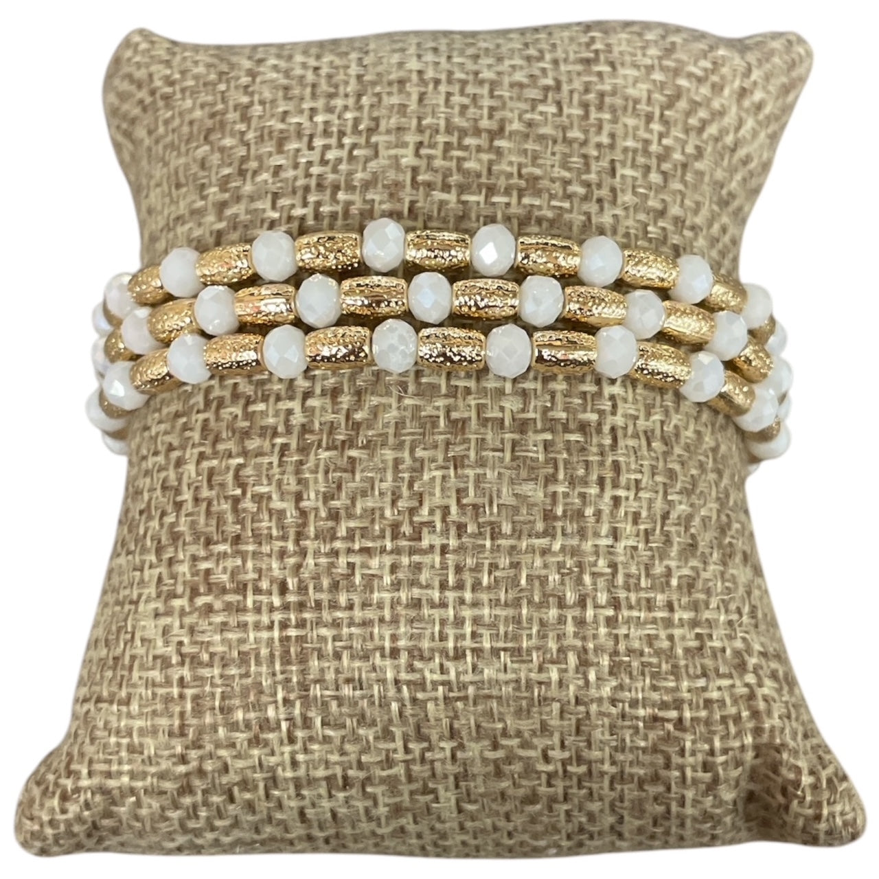 Crystal Beaded 3 Piece Set Bracelet