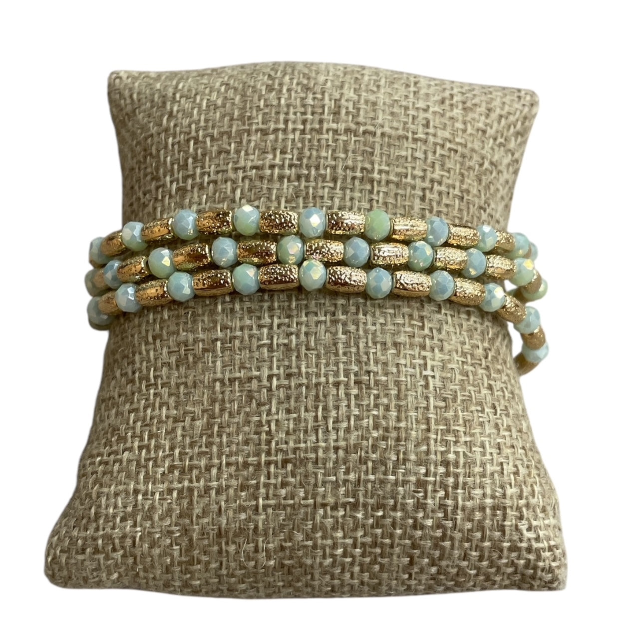 Crystal Beaded 3 Piece Set Bracelet