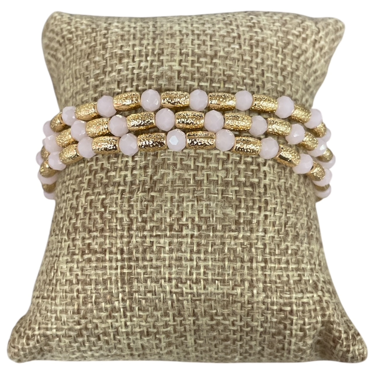 Crystal Beaded 3 Piece Set Bracelet
