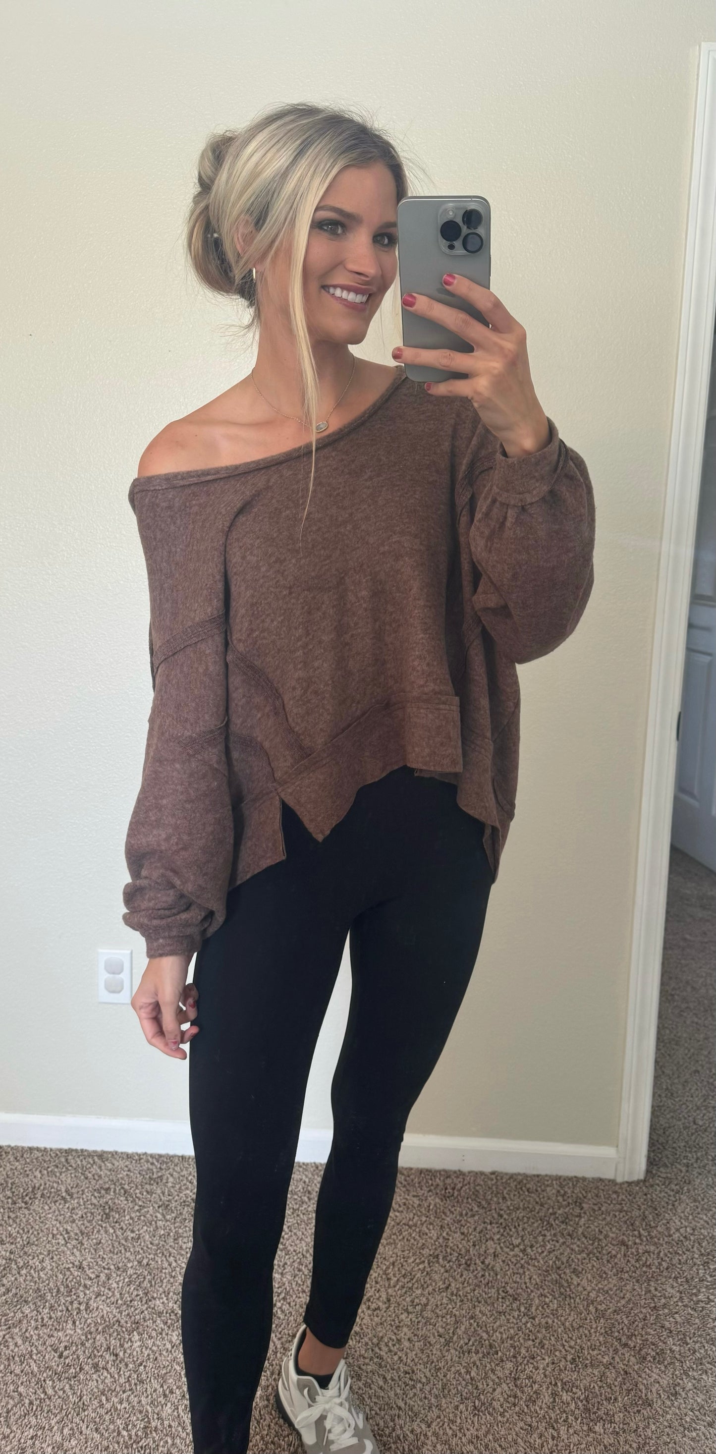 Trendy Brown Sweater