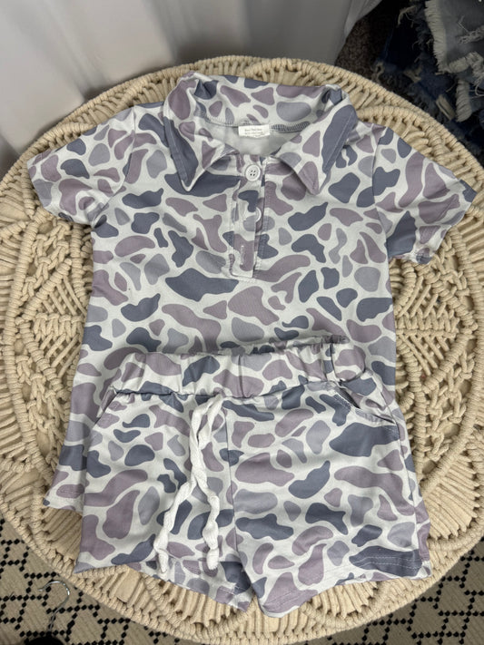 Little boy camo set