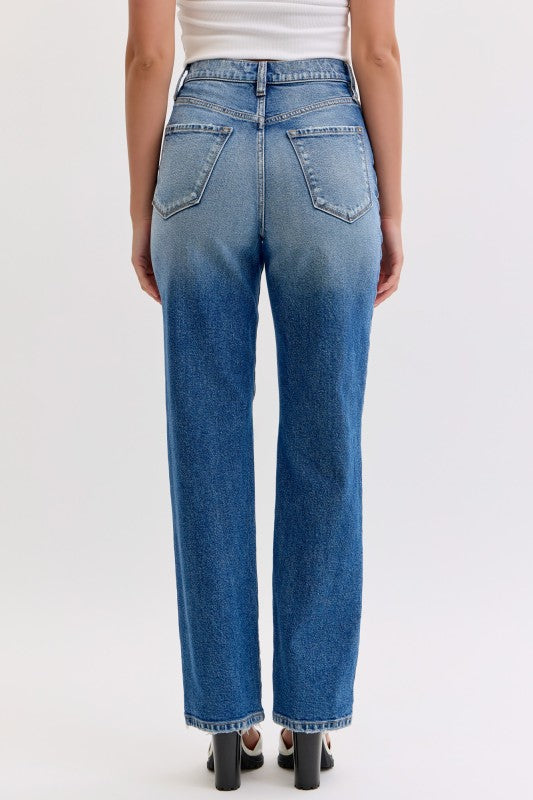 Cello Super High Rise Dad Jean