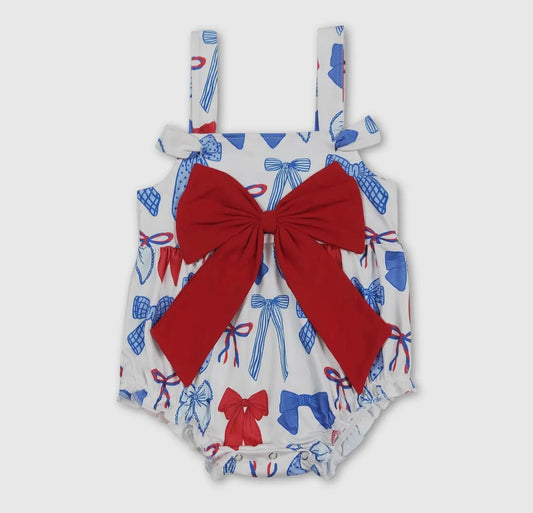 Baby Girl Fourth July Onesie