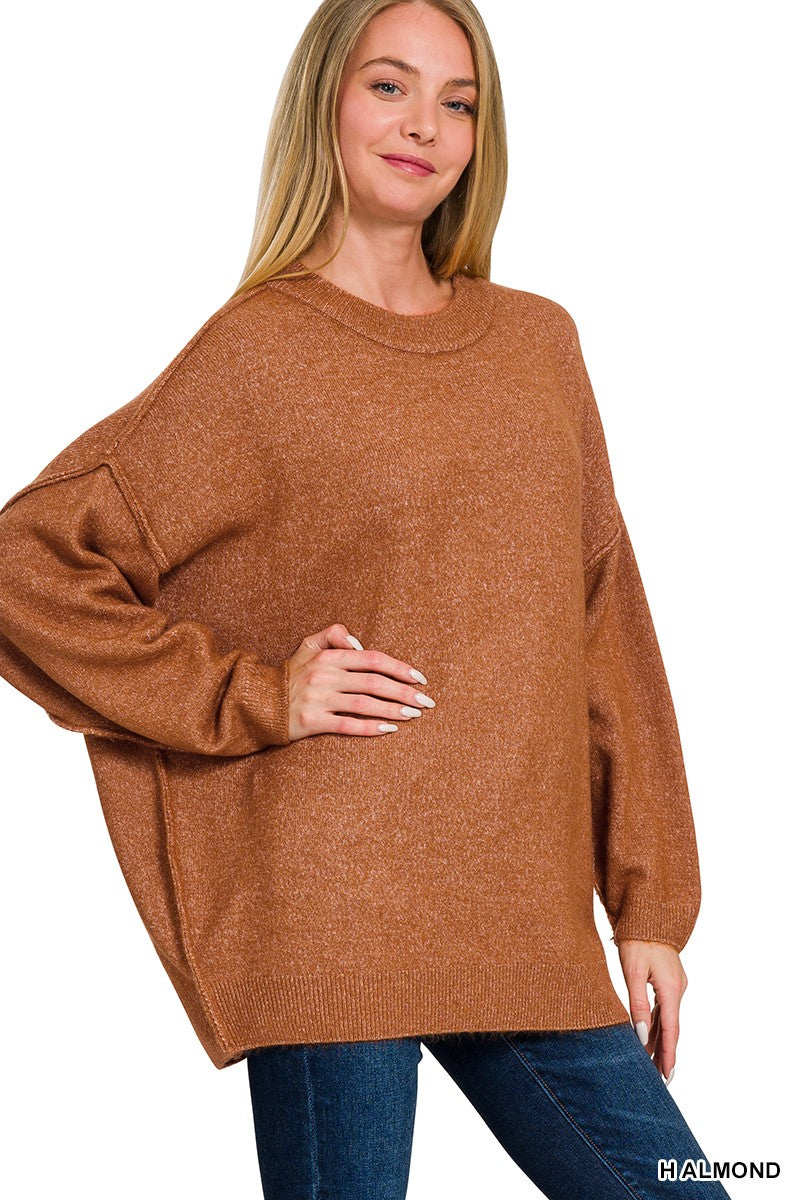 Rust Oversized Sweater