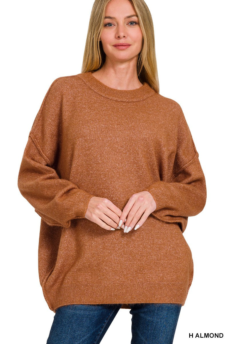 Rust Oversized Sweater